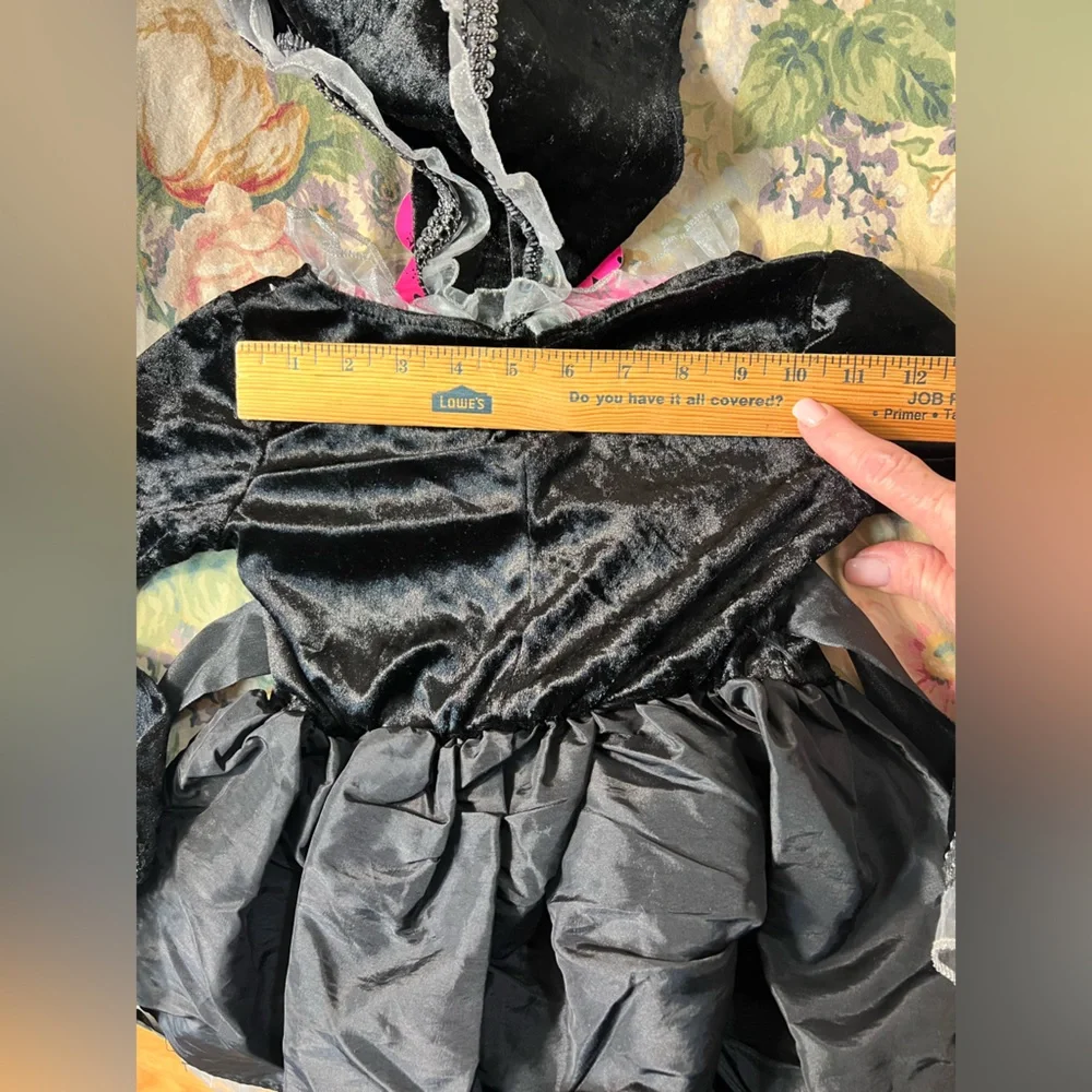 Charming Black and Silver Kids Halloween Costume